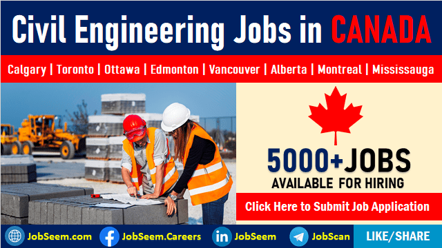 Civil Engineering Jobs in Canada for Immigrants and Freshers